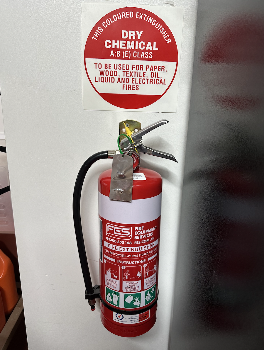 how to put out an electrical fire in australia
